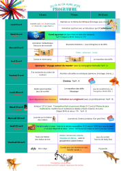 Programme vacances avril 2026 alsh