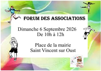Forum des associations 6 septembre 2026